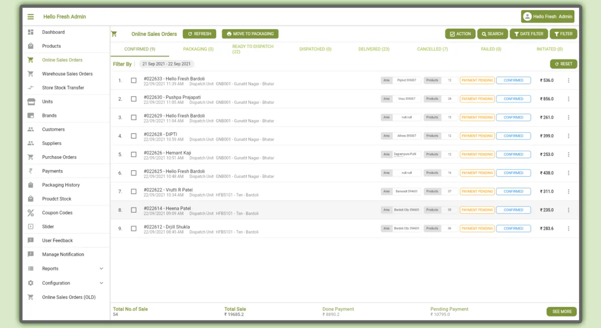 Hello Fresh Bardoli — screen 2
