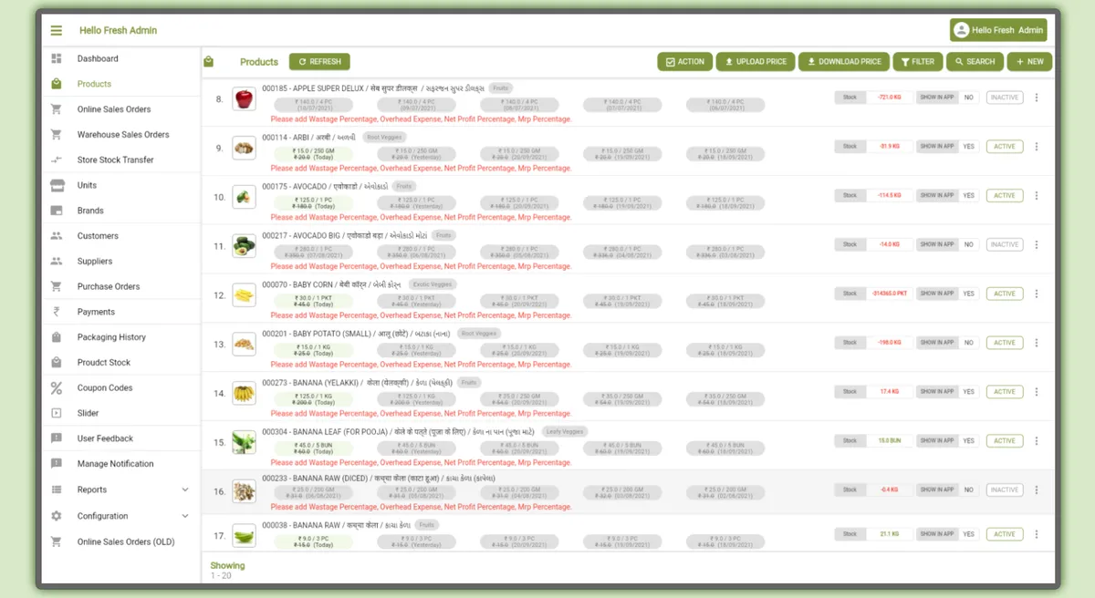 Hello Fresh Bardoli — screen 3