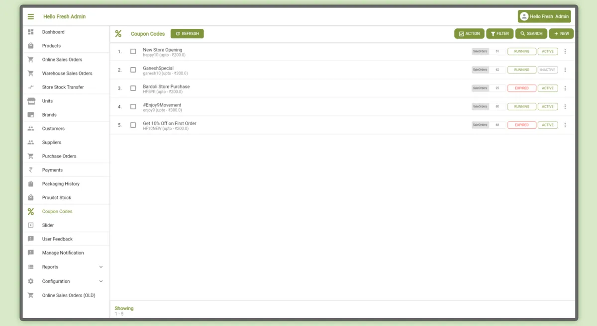 Hello Fresh Bardoli — screen 5