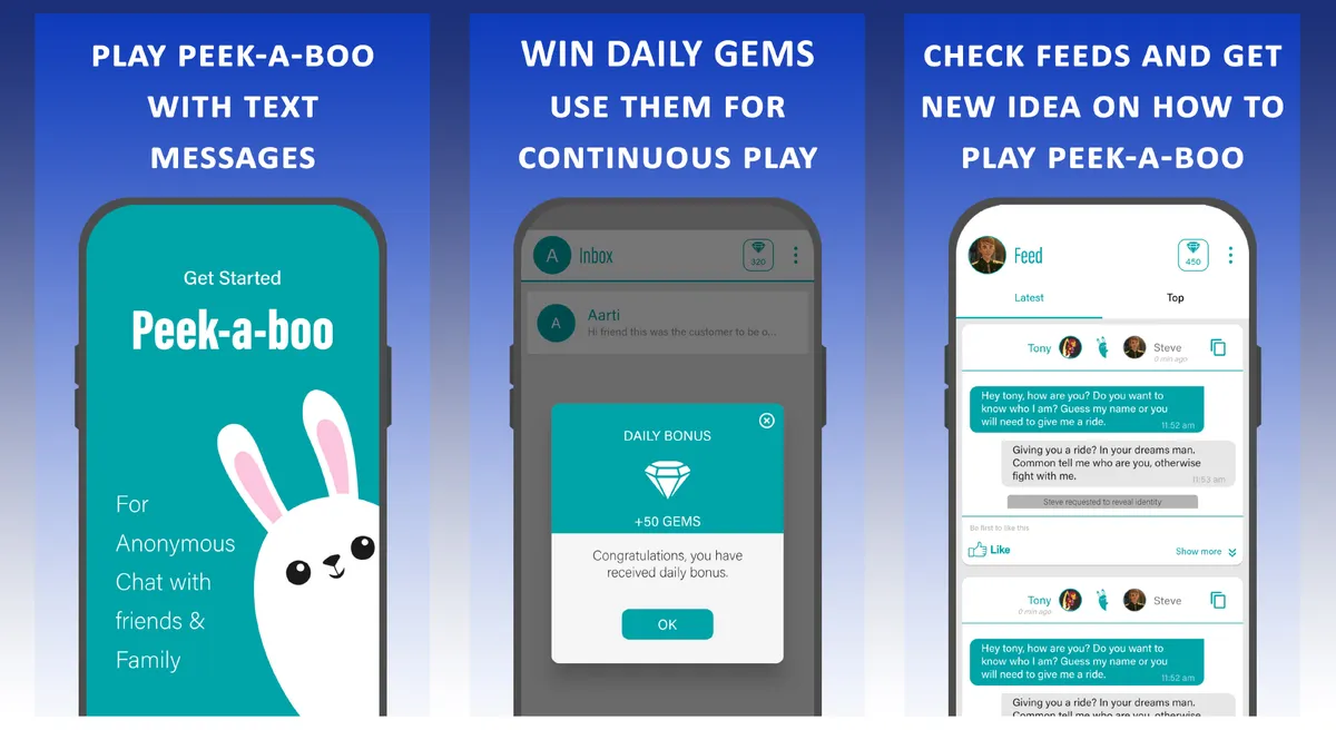 Peek-A-Boo Chat App — screen 4