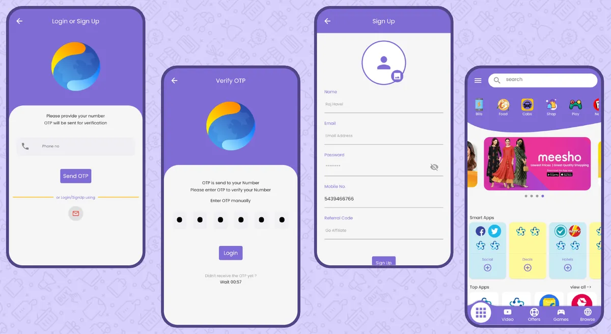 Multiple Apps Affitialion & Rewarding Program App — screen 6
