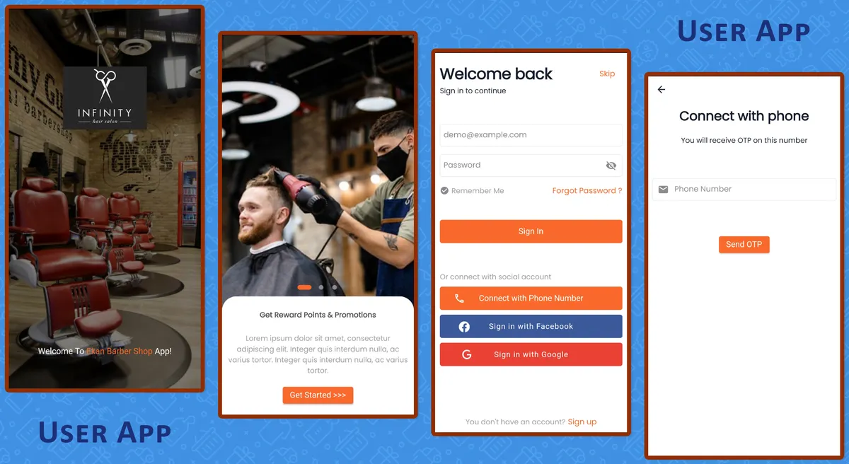 Saloon Business and User Apps — screen 9