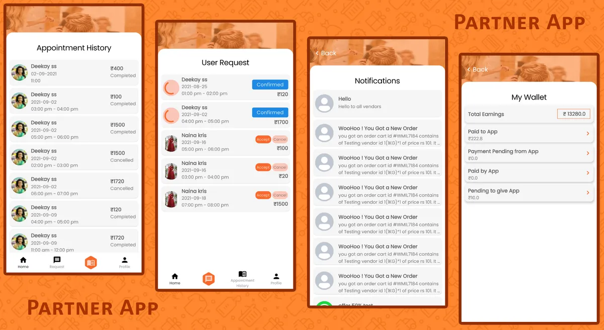 Saloon Business and User Apps — screen 6