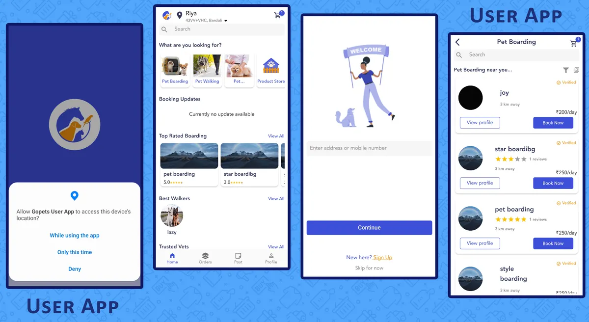 Pet Services and Products Selling SAAS — screen 6