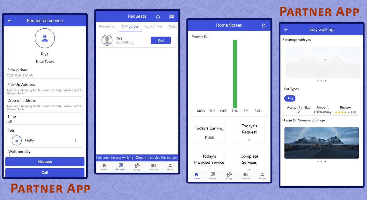 Pet Services and Products Selling SAAS — screen 2